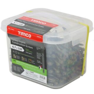 Index Timber Screw Green 6.7mm x 150mm (Tub 250)
