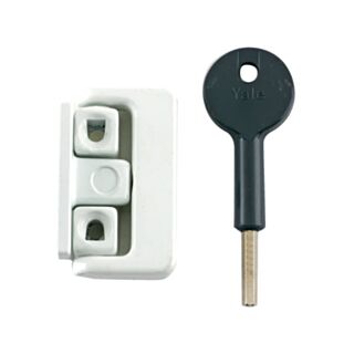 8K101M Chubb White Window Lock 8K101 Pk4