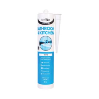 Bathroom and Kitchen Sealant - White BKS