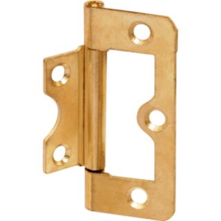 9TQIEBFH/010 Flush Hinge Elec Brassed 50mm  To be sold as each BJ136