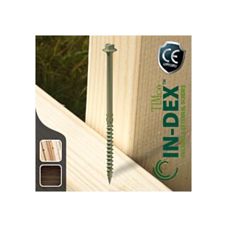 Index Timber Screw HEX GRN 6.7x87 (Box 50)