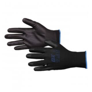 Ox PU Flex Gloves (1 pair) (Black) Medium