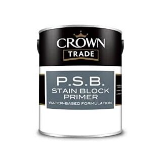 Crown Trade White PSB Stain Block Primer 1 litre