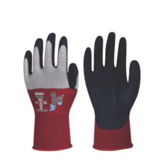 WG-355 Dual latex/nylon knit wrist Glove (1 pair) Large