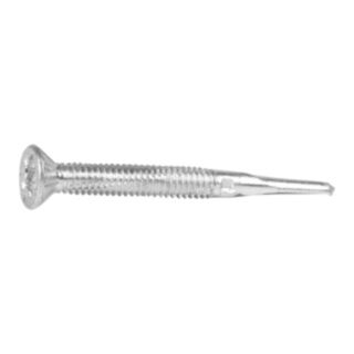 Durapost Counter Sunk Self Drilling Screw (Bag 10) 5.5 x 55mm Ruspert Silver